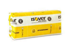 Isover Standard 36 (KL36) minerālvate loksnēs 50x565x1170mm, 13.221m2